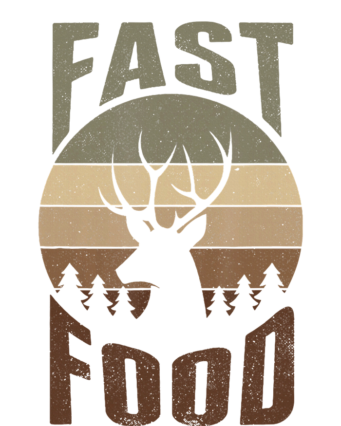 Retro Deer Hunting Fast Food Funny Gift For Hunters T-Shirt