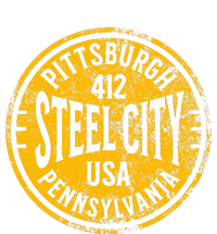 Pittsburgh Steel City Pennsylvania 412 Home Vintage T-Shirt