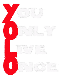 You Only Live Once Motivation Quote Inspiration Sustainable Knit Beanie