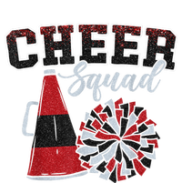 Cheer Squad Funny Cheerleader Cheerleading Red Women Girl Long Sleeve Shirt