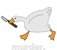 Funny Murder Duck Animal Meme T-Shirt