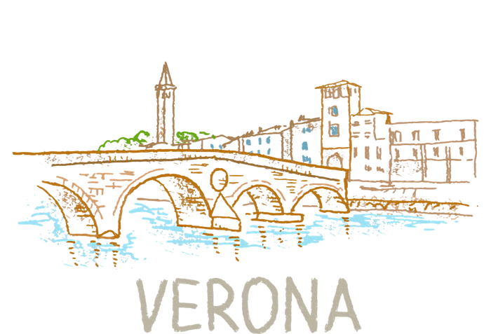 Verona City Italy Souvenir Gift Cool Comfort Performance Bucket Hat