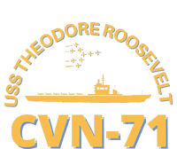 Us Aircraft Carrier Cvn71 Uss Theodore Roosevelt Hoodie