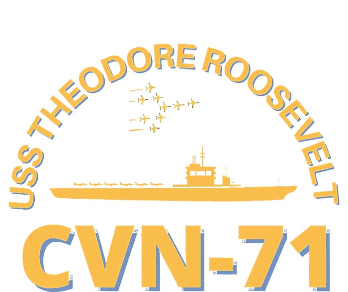 Us Aircraft Carrier Cvn71 Uss Theodore Roosevelt Hoodie