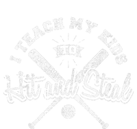 I Teach My To Hit And Steal Funny Baseball Vintage T-Shirt