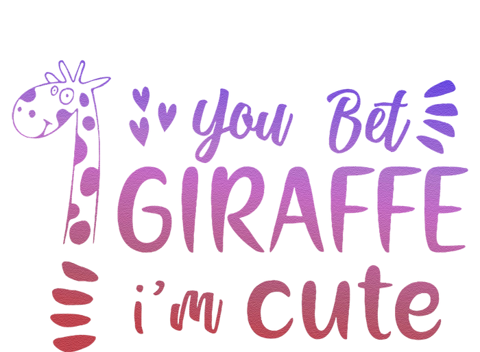 You Bet Giraffe IM Cute Animal Lover Kids Long Sleeve Shirt