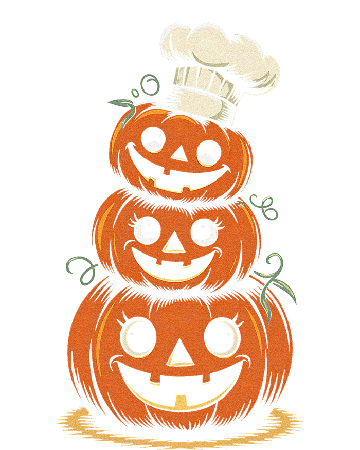 Halloween Pumpkin Stack Chef Hat Spooky Scary Toddler Sweatshirt