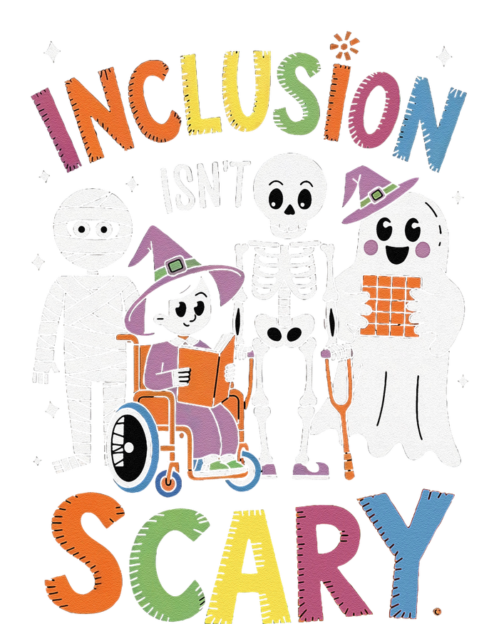 Inclusion IsnT Scary Mummy Boo Ghost Halloween Sweatshirt