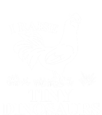 I Raise Tiny Dinosaurs Vintage Retro 70s Chicken Silhouette Gift T-Shirt