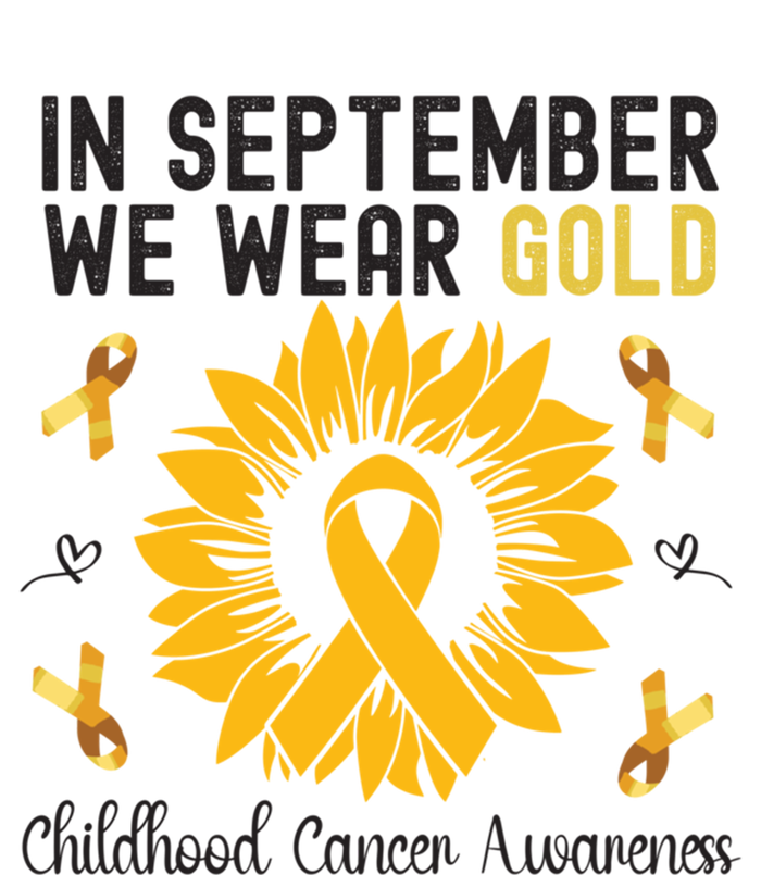 In September We Wear Gold Hood Cancer Awareness Gift 16 in Basic Backpack