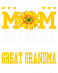 IM A Mom Grandma Great Grandma MotherS Day Sunflower Great Gift T-Shirt