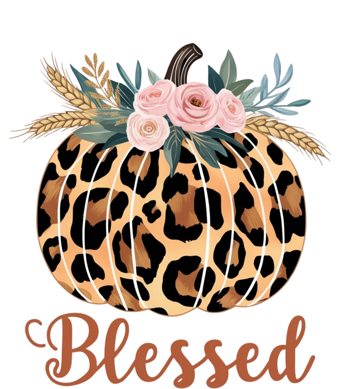 Blessed Cheetah Pumpkin October Fall Flat Bill Trucker Hat