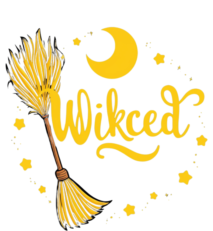 Halloween Wicked Witch Broom Retro Spooky T-Shirt