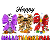 Happy Hallothanksmas Halloween Thanksgiving Christmas Bow Sustainable Beanie