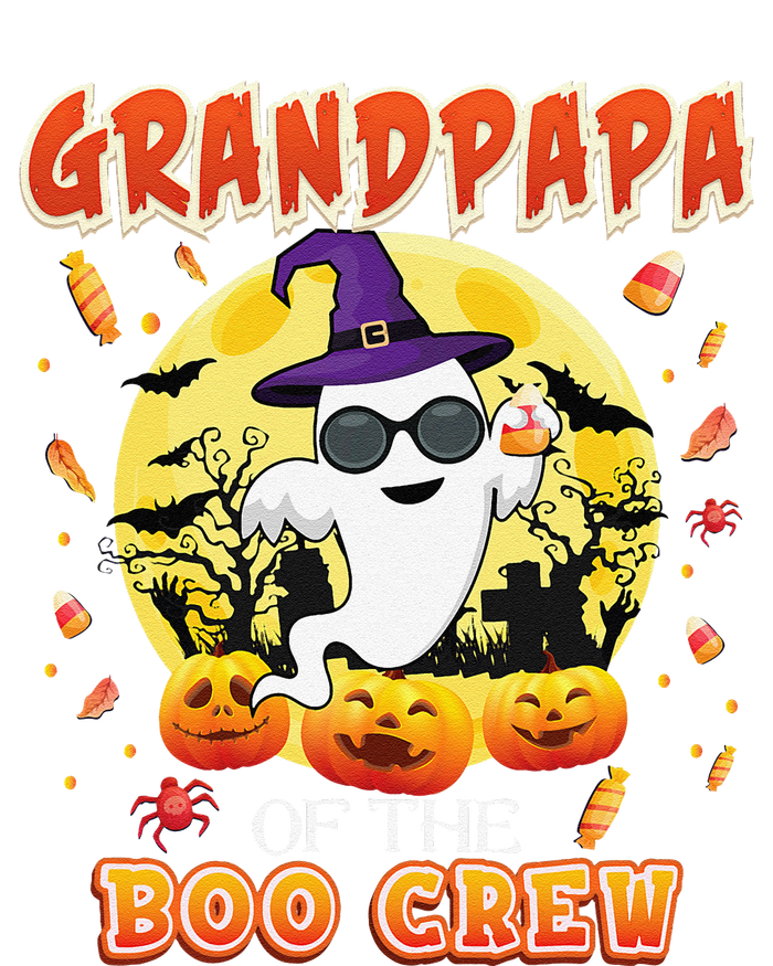 Grandpapa Of The Boo Crew Halloween Cute Ghost Pumpkin Scary T-Shirt