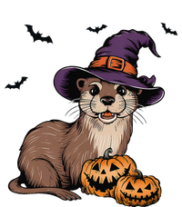 Halloween Otter Funny Witch Otter High Crown Mesh Back Trucker Hat