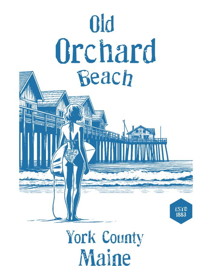 Old Orchard Beach York County Maine Tall T-Shirt