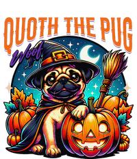 Poets Quoth The Pug Woof Halloween Dog Lovers T-Shirt