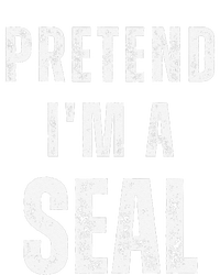 Pretend IM A Seal Matching Costume Funny Halloween Toddler Zip Fleece Hoodie