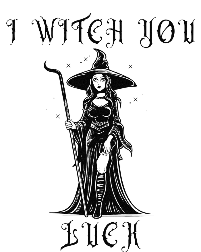 Women I Witch You Luck Halloween Witch Please T-Shirt