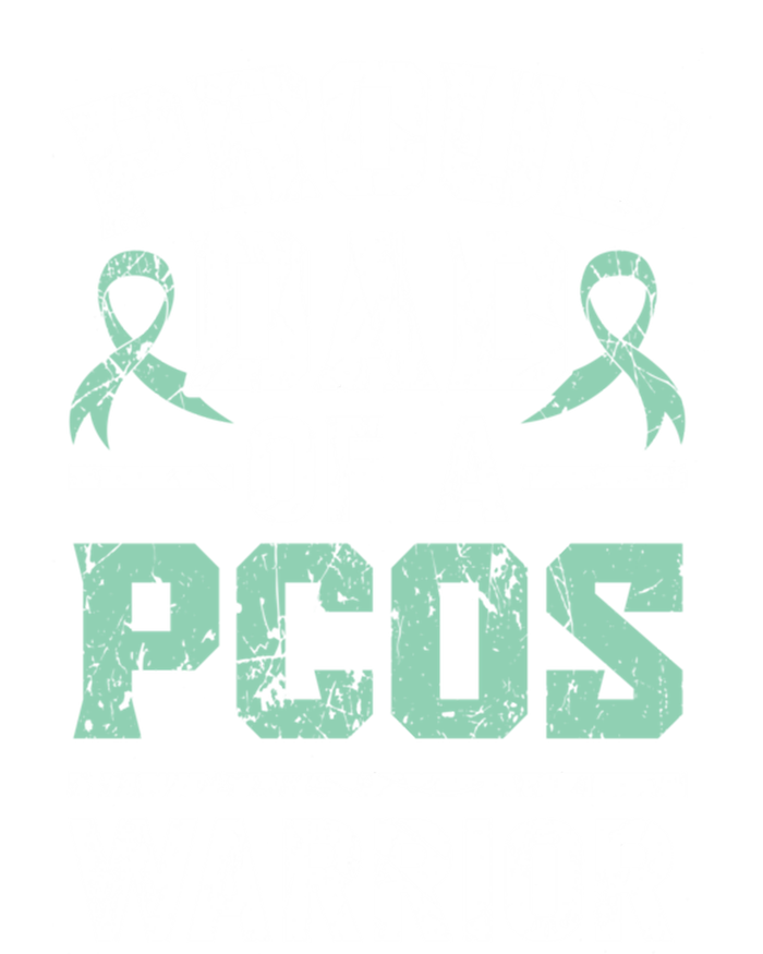 Proud Dad Of A Pcos Warrior Polycystic Ovary Syndrome Cool Gift Tall Sweatshirt