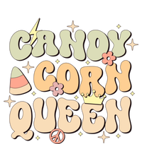 Candy Corn Queen Halloween Costume Funny Groovy Cool Gift Striped Beanie with Solid Band