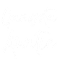 Cute Aunt Gift From Niece And Nephew Funny Gift Gangsta Auntie Gift T-Shirt