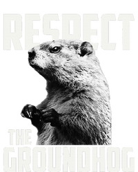 Respect The Groundhog Ground Hog Day Kids Long Sleeve Shirt