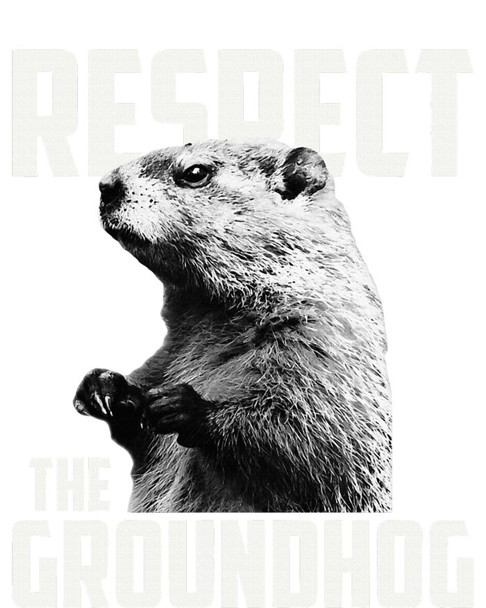 Respect The Groundhog Ground Hog Day Kids Long Sleeve Shirt