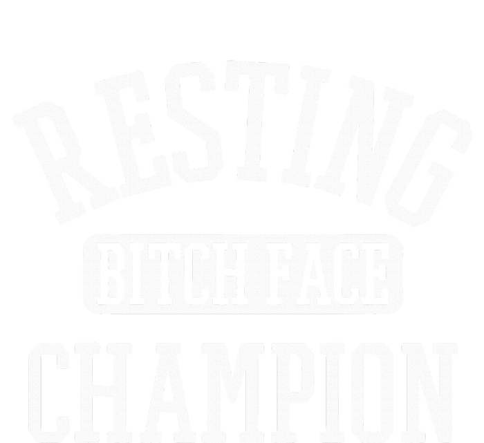 Resting Bitch Face Champion Womans Girl Funny Girly Humor Valucap Bio-Washed Visor