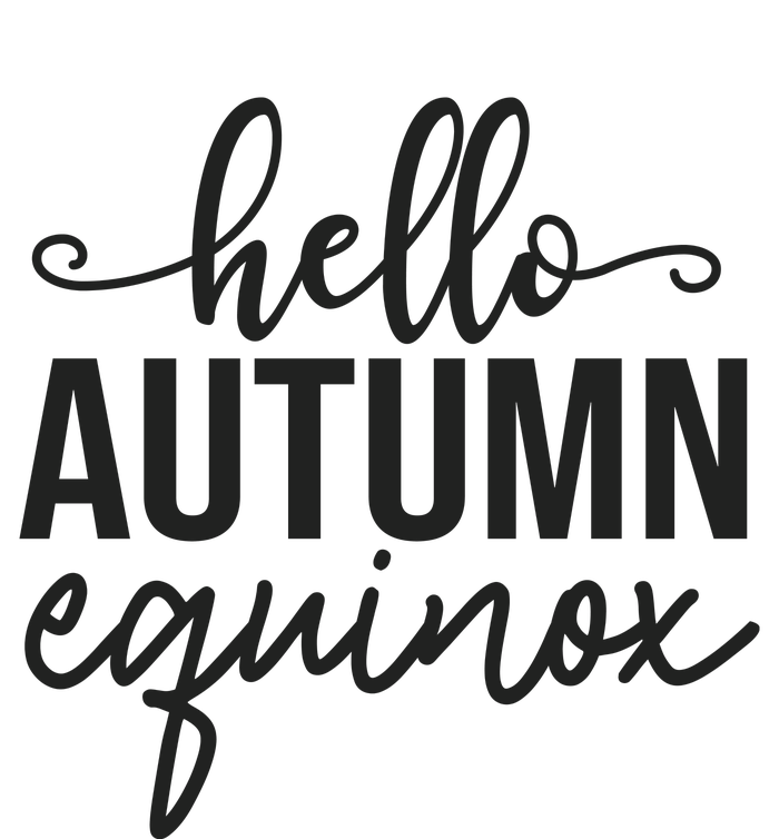 Hello Autumn Equinox Graphic Long Sleeve Shirt