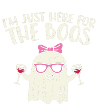 Im Just Here For The Boos Funny Halloween Costume For Women Women's Perfect Tri Tunic Long Sleeve Shirt