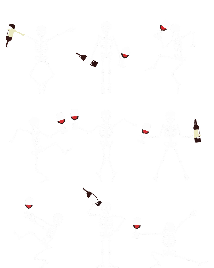 Skeleton Dancing With Hallo Wine Halloween Party PosiCharge Competitor Tank