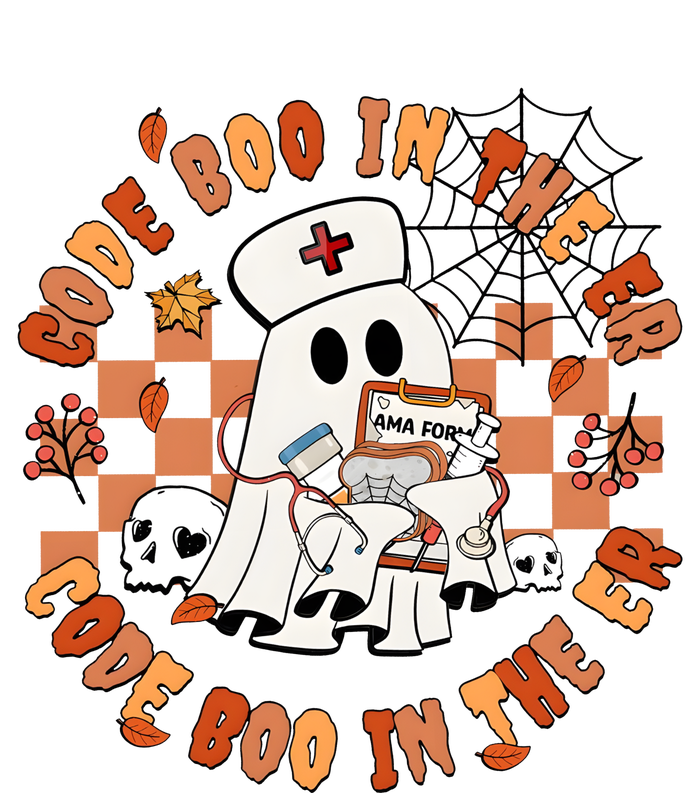 Code Boo In The Er Halloween Nurse Button