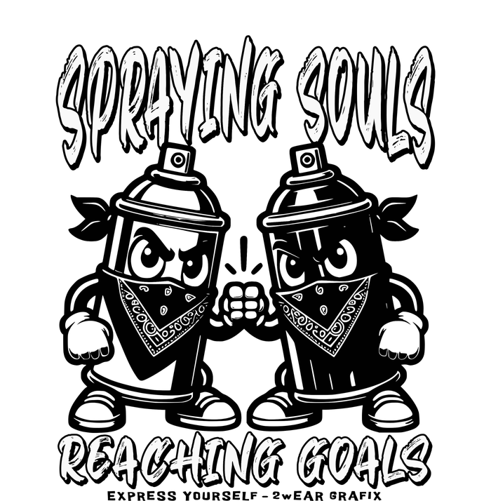 Spraying Souls Reaching Goals – Graffitistyle Art For The Bold And Driven Cropped Pullover Crew