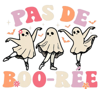 Pas De BooréE Ghost Ballet Dancer Halloween Dance Teacher Bella+Canvas Jersey Crop Tee