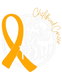 We Fight Together Childhood Cancer Awareness Gold Ribbon T-Shirt