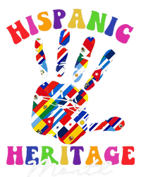 Hispanic Heritage Month All Countries Heart Hands Magnet