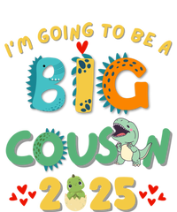 IM Going To Be A Big Cousin 2025 Cute Dinosaur Brother Gift Valucap Bio-Washed Visor