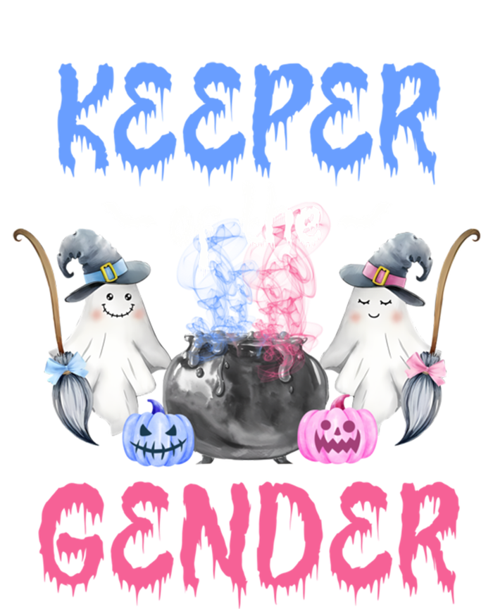 Keeper Of The Gender Booy Or Ghoul Gender Reveal Decoration Gift Stripe Pom Pom Beanie