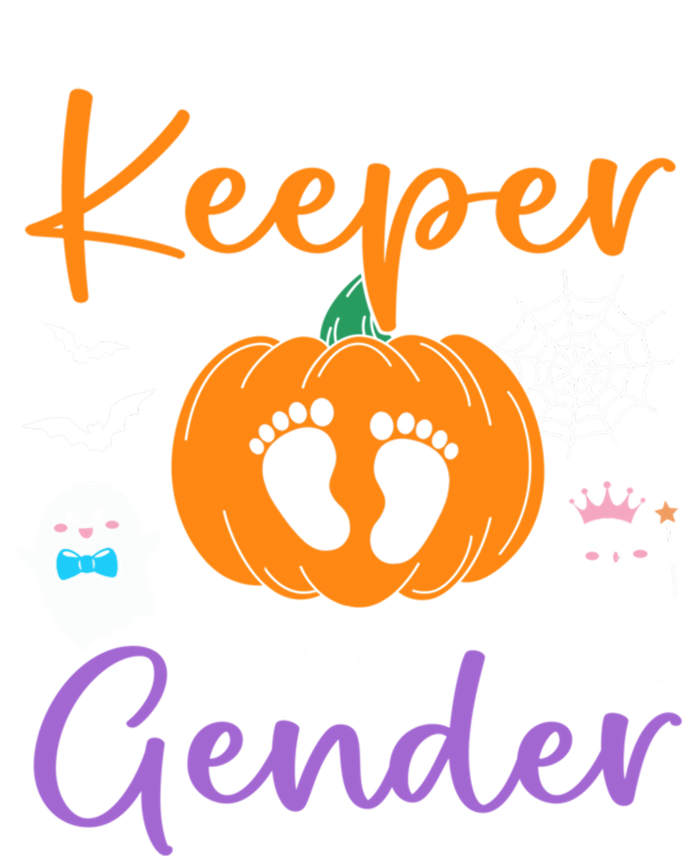 Keeper Of The Gender Reveal Halloween Pregnancy Pumpkin Gift T-Shirt