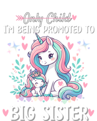 Only Promoted To Big Sister 2025 Cute Unicorn Gift Full Zip Hoodie