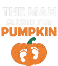 The Person Behind The Pumpkin Halloween Dad Reveal Gift V-Neck T-Shirt