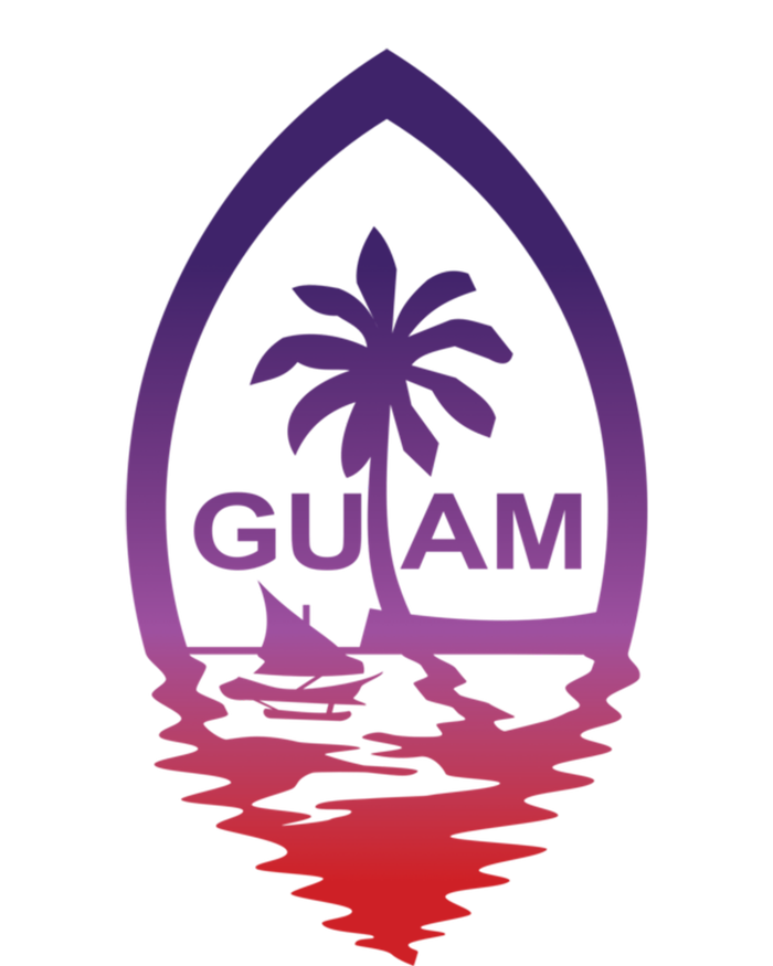 Guam Seal Shimmer Sunset Print Great Gift Cool Gift Tank Top