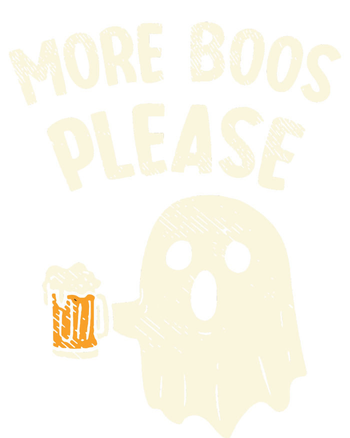 Retro More Boos Please Ghost Beer Halloween Costume Women's Fleece Hoodie