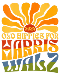 Old Hippies For Harris Walz 2024 Election Kamala Harris T-Shirt