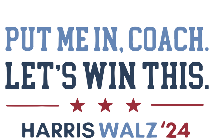 Put Me In Coach Let’S Win This Kamala Harris Walz Waltz 2024 Short Acrylic Beanie