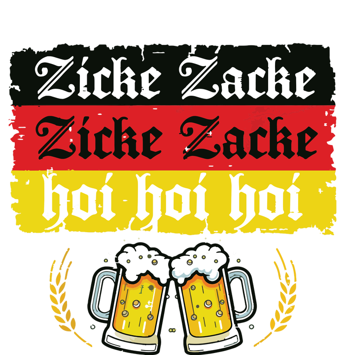 Zicke Zacke Hoi Oktoberfest German Flag Party Funny Kids T-Shirt