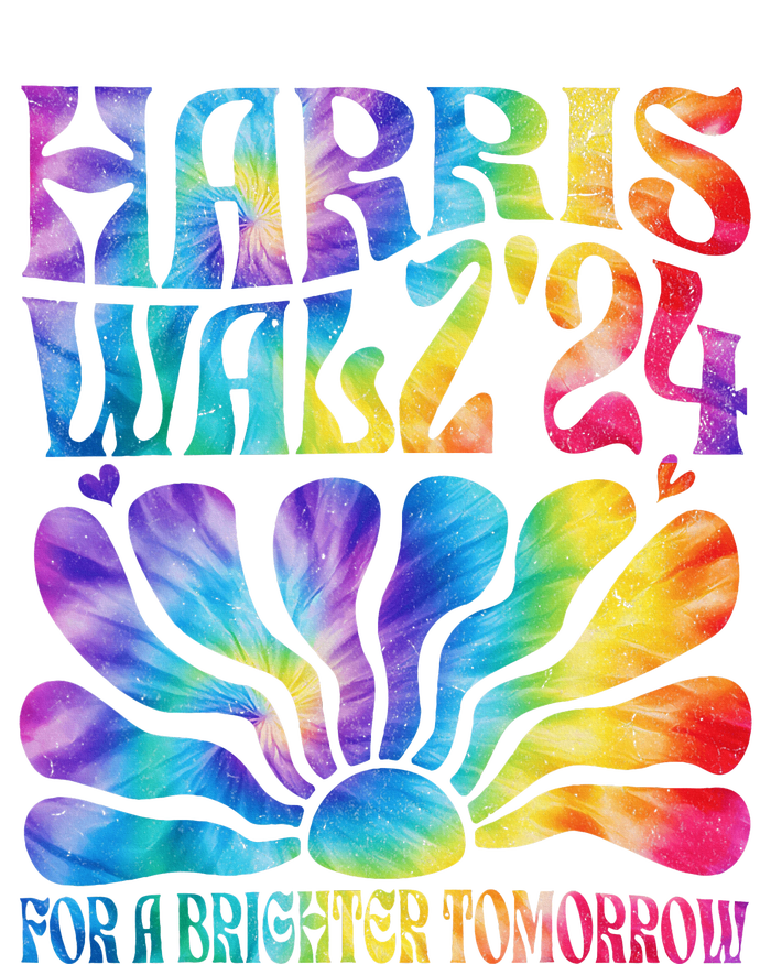 Tie Dye Harris Waltz 2024 Election Kamala Harris Tim Waltz Youth Performance Sprint T-Shirt