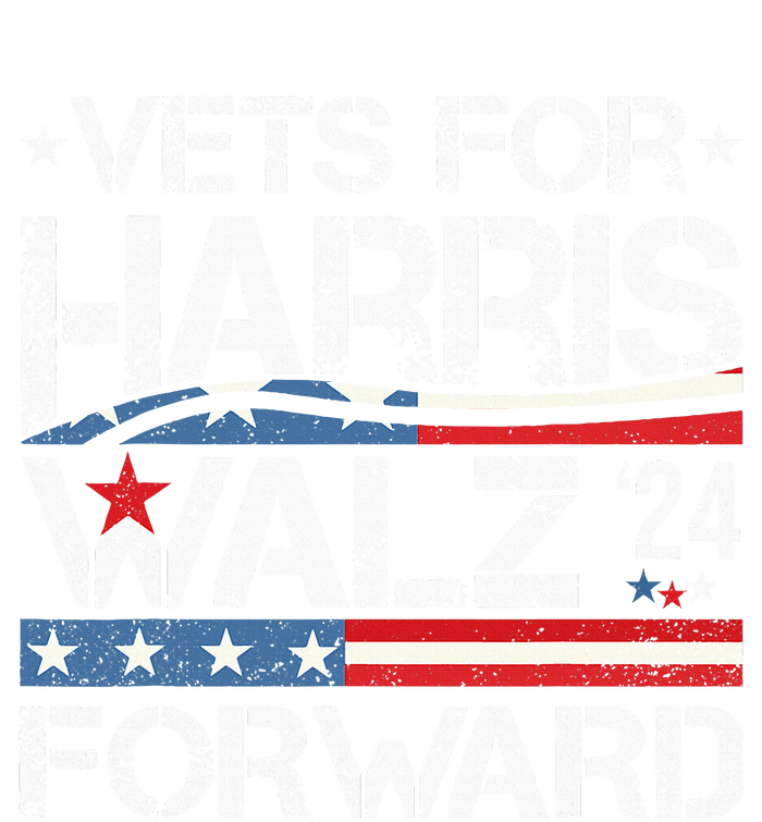 Vets For Kamala Harris Tim Walz Veterans For Harris V-Neck T-Shirt